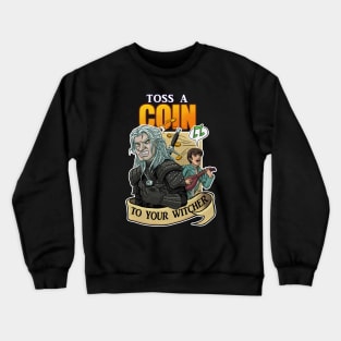 Toss a Coin (in) to your Witcher Crewneck Sweatshirt